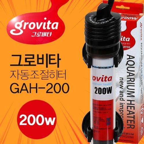 다팜아쿠아 그로비타 GAH-200 200W 관상어용 자동 조절 히터