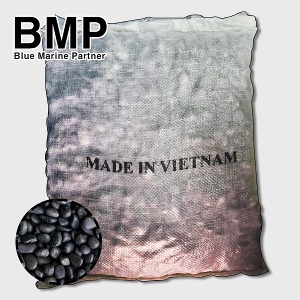 다팜아쿠아 BMP 수족관 정원 마당 테라스 인테리어 조경용 흑자갈 콩자갈 바닥재 15~20mm 20kg