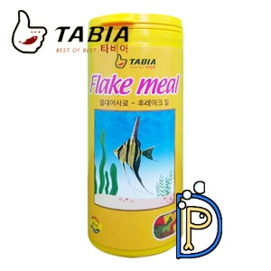 다팜아쿠아 타비아 후레이크밀 중형 열대어 먹이 사료 260ml 55g