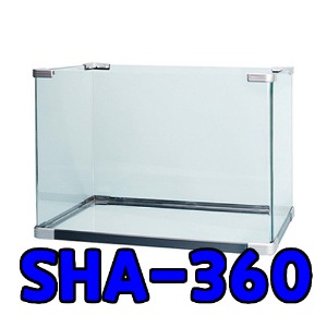 아마존 SHA-360 오픈형 곡 유리 어항 36x25.5x30cm 5T